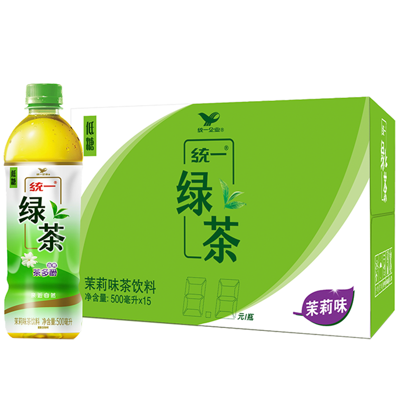 Uni-President 统一 绿茶 茉莉味 500ml*15瓶