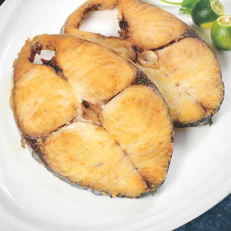 述宝海南特产海鲜新鲜马鲛鱼切片深海生鲜中段鱼肉原味冷冻过年货礼盒 原味不腌制 500g 2袋