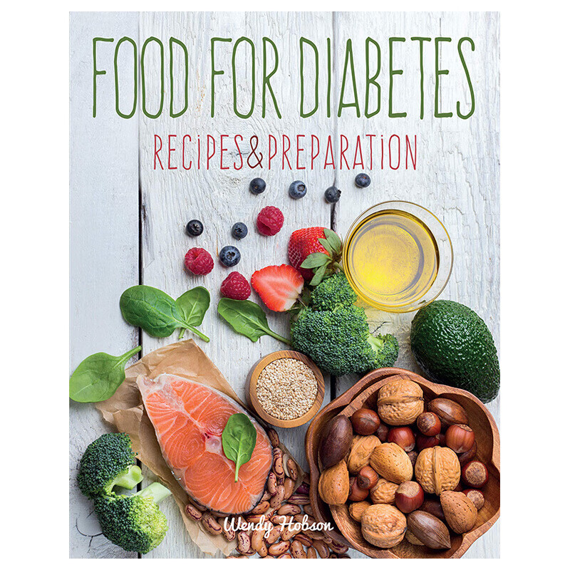 【现货】Food for Diabetes 糖尿病食物 健康食谱菜谱 英文原版烹饪料理指南书籍英文原版