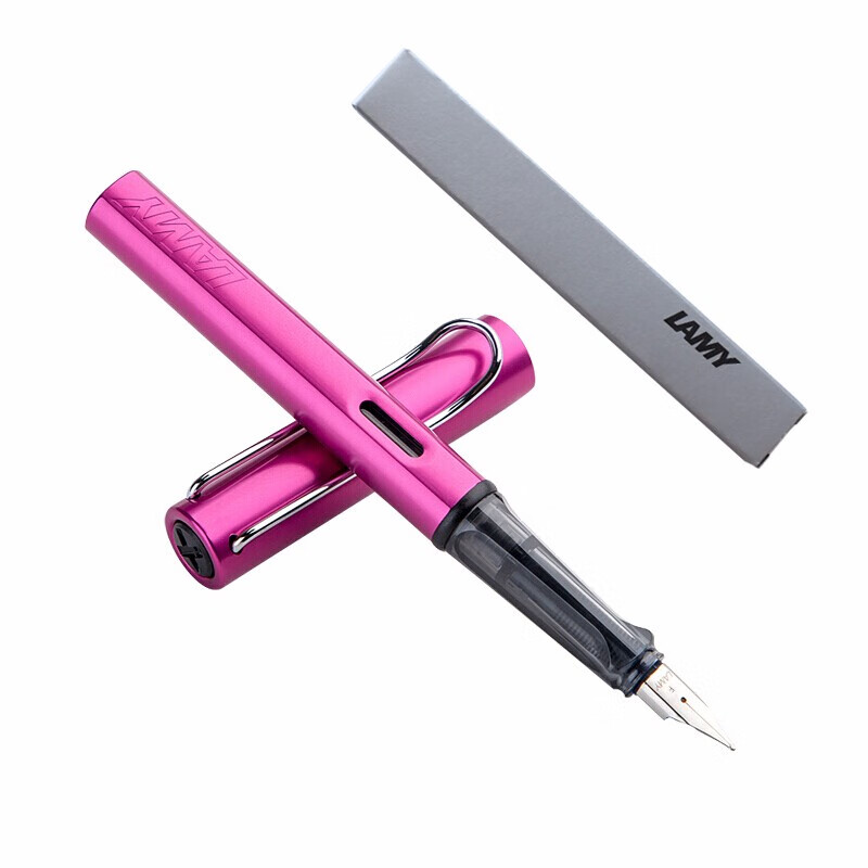 德国进口 凌美(LAMY)钢笔签字笔水笔 限量Al-star恒星系列 缪斯粉F尖时尚礼品练字墨水笔
