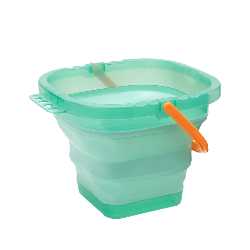 米娅洗笔筒 大号涮笔筒可折叠伸缩多功能硅胶大号水桶儿童美术生便携色彩颜料水粉绘画刷笔桶 折叠水桶（有福桶享）1个