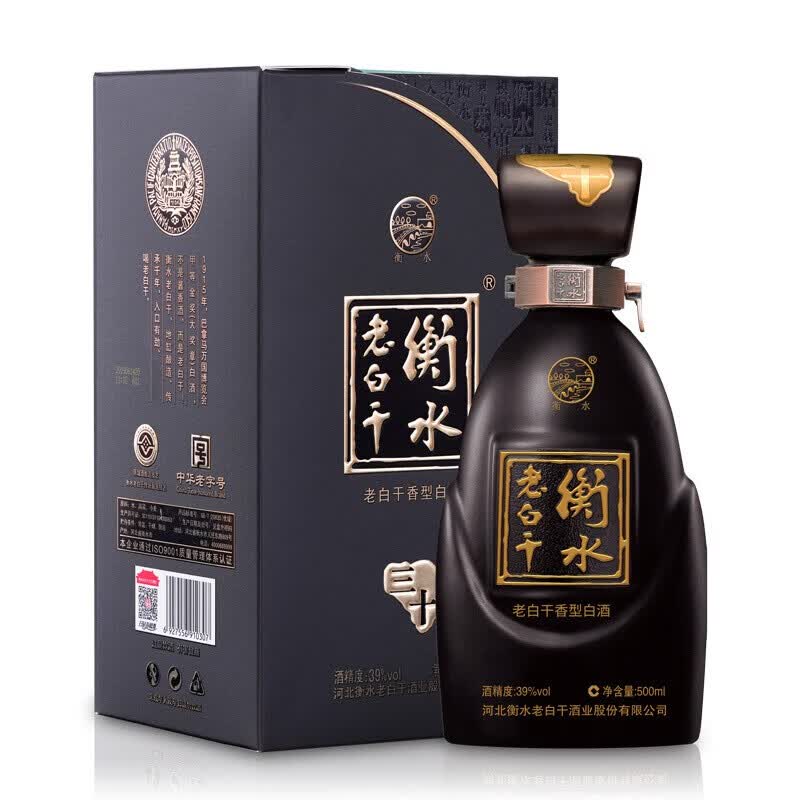 衡水老白干 白酒 古法三十 39度 500mliaamdegou