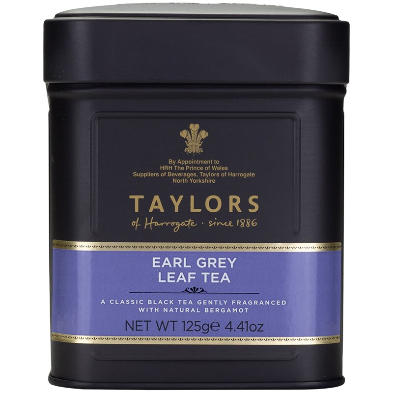 taylors of harrogate 英国进口taylors茶 皇家泰勒伯爵红茶 125g