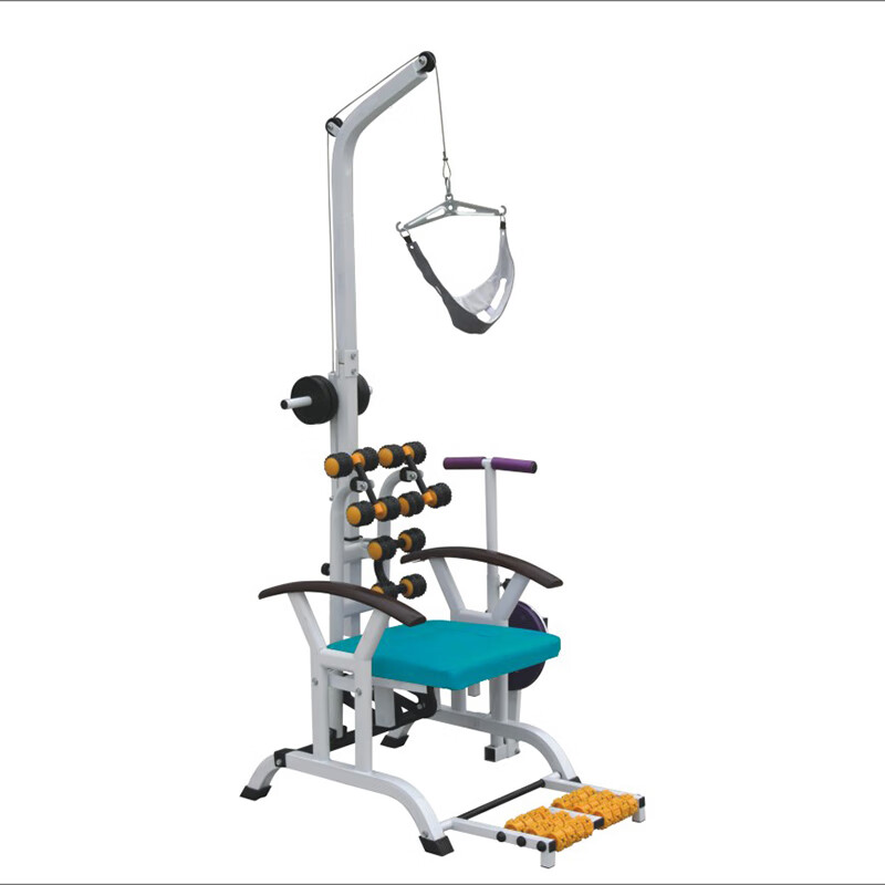 肩颈扭腰按摩椅颈牵扭腰按摩器按摩椅牵引按摩椅康复器材训练器 肩颈