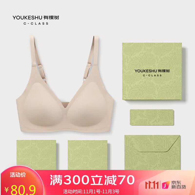 有棵树无钢圈文胸价格走势，穿起来比其他品牌效果好太多！