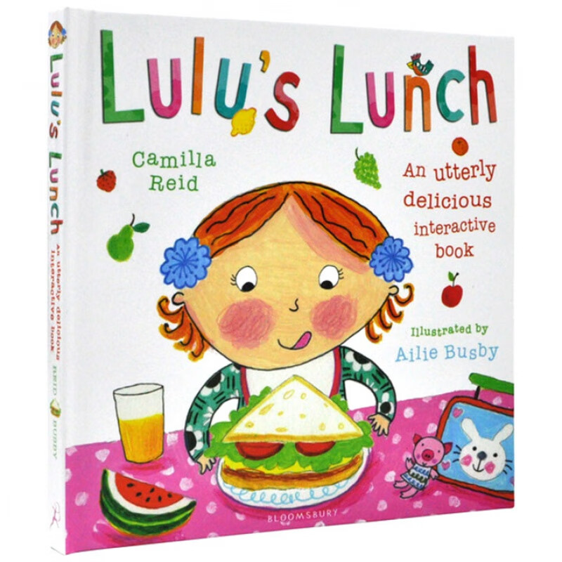 预订英文原版 lulus lunch露露的午餐 幼儿启蒙趣味认知图画翻翻精装