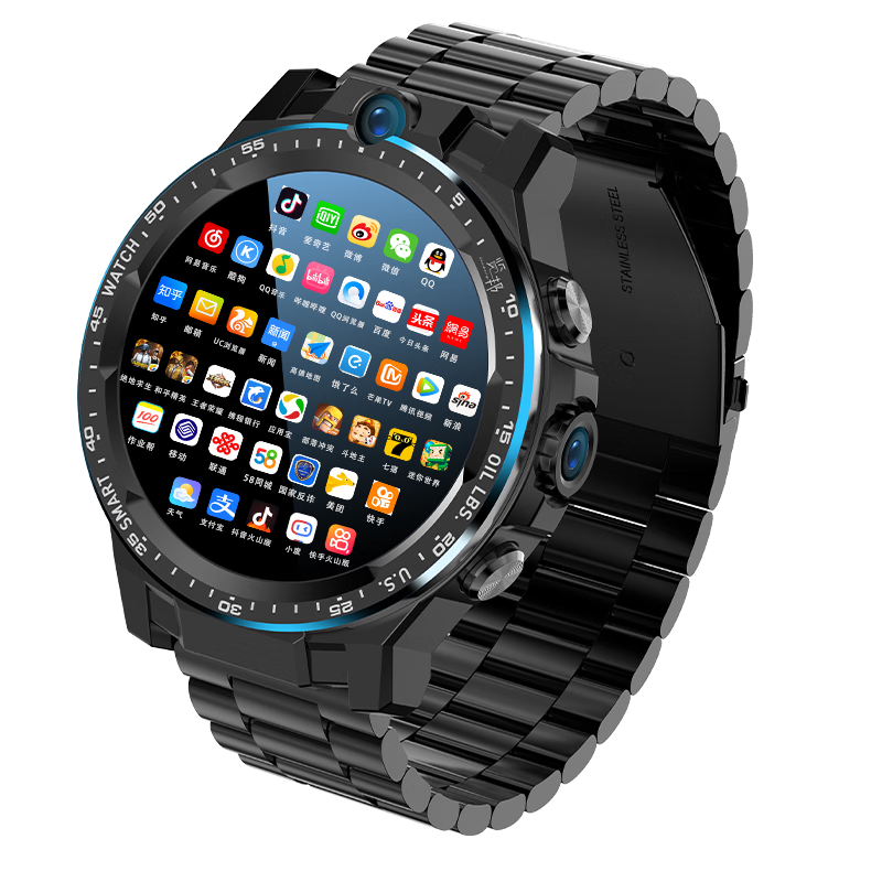 LANBANG 览邦 Watch Ultra智能手表128G插卡多功能电话上网下载App微信视频通话投影成年人
