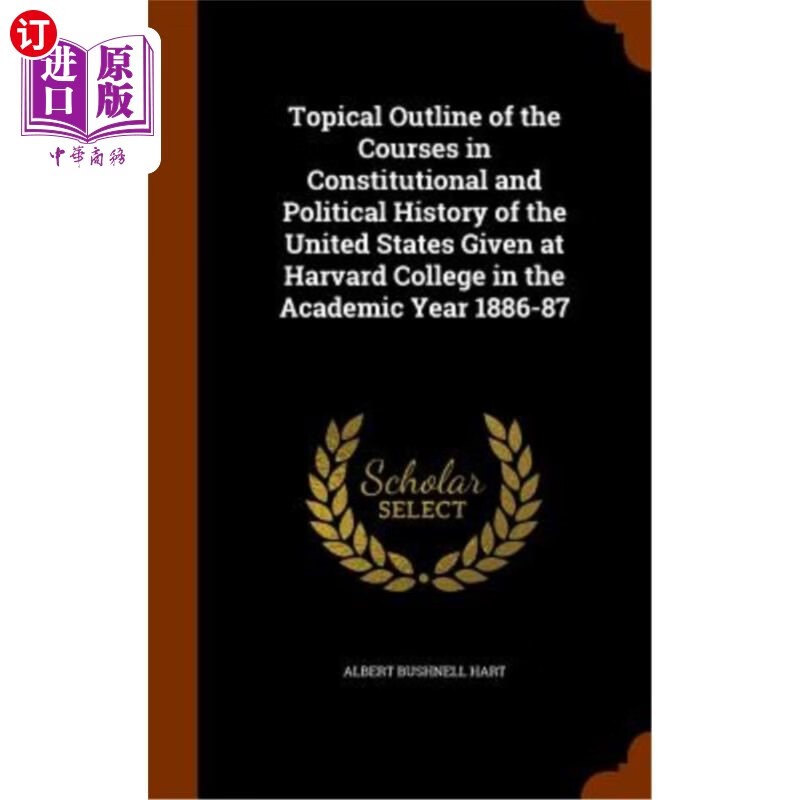 海外直订topical outline of the courses in constitutional and