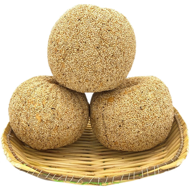 虎钢馋山东特产 糖瓜沾老式灶糖空心纯手工芝麻糖麦芽糖 糖瓜 2个小号