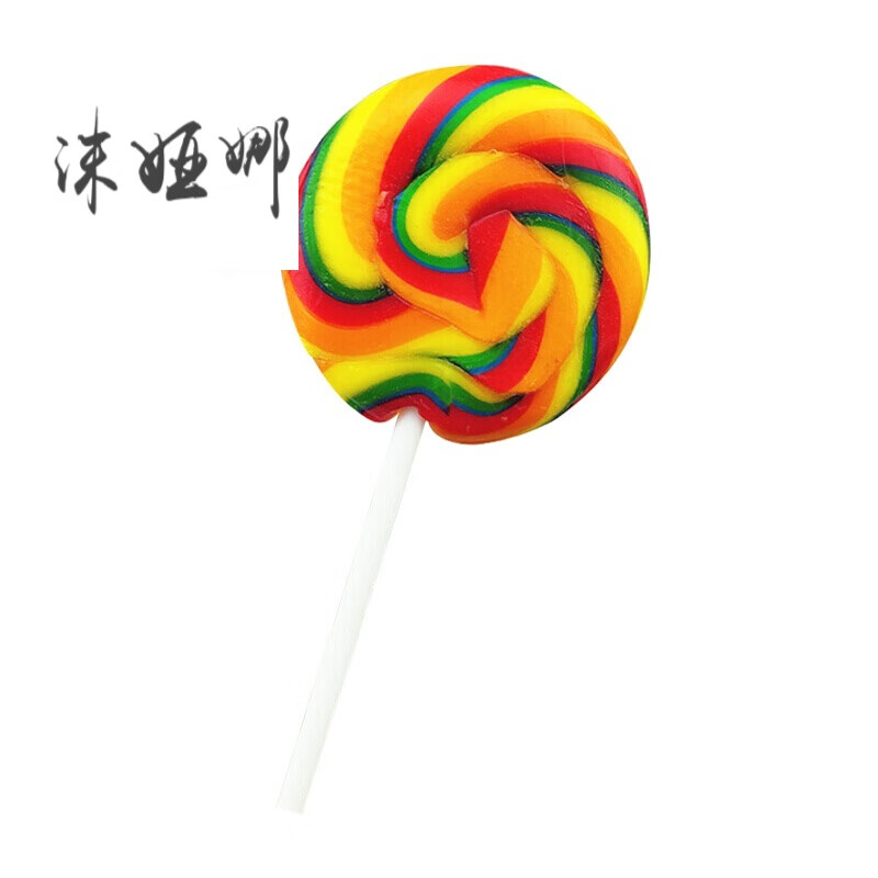 虎钢馋17g100支七彩波板糖彩虹日式棒棒糖 可爱糖果 20支装