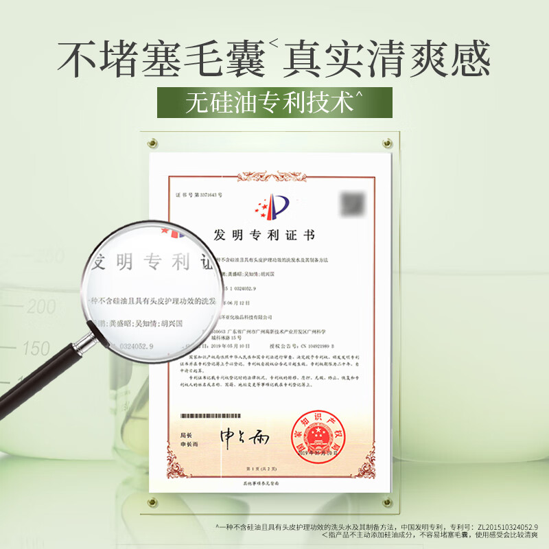 滋源控油去屑洗发水无患子清爽蓬松生姜防脱洗头膏男女士无硅油洗发露 控油蓬松洗发水300g送400g