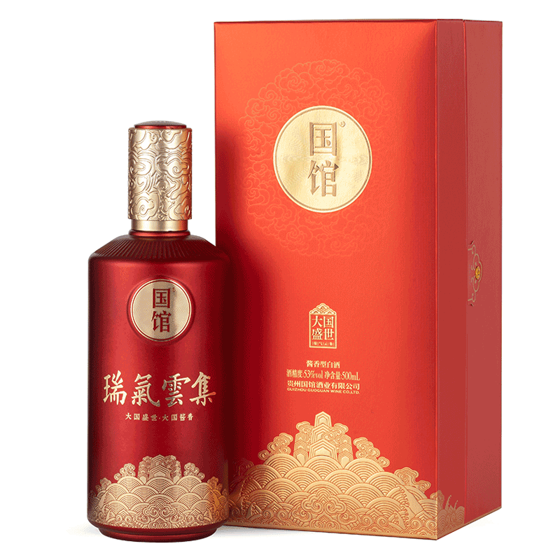 国馆大国盛世 500ml 53%vol 酱香型白酒 53%vol 500ml 1瓶