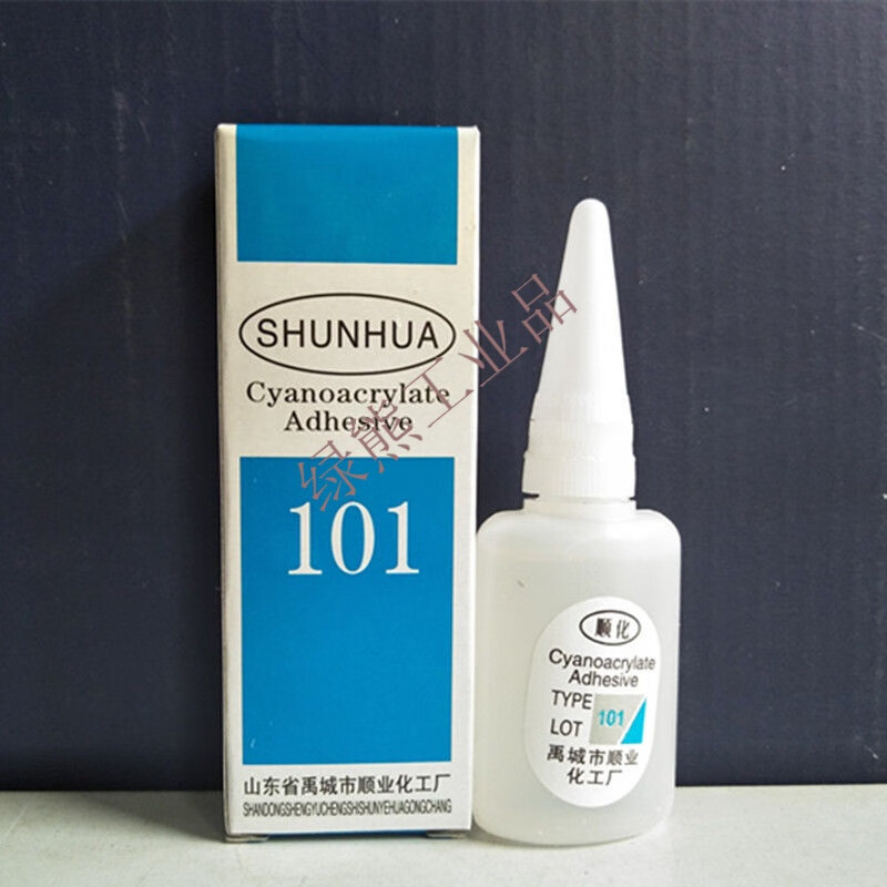 瓶顺化胶水 瞬间胶鞋材木材广告等胶净含量 101胶水1瓶装