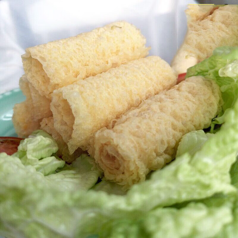 哺食旺香港黄金卷炸脆响铃卷油豆腐皮卷油炸腐竹皮火锅麻辣烫食材32盒