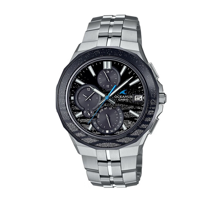casio卡西欧oceanus海神系列男士手表光动能六局电波钛合金男表 ocw