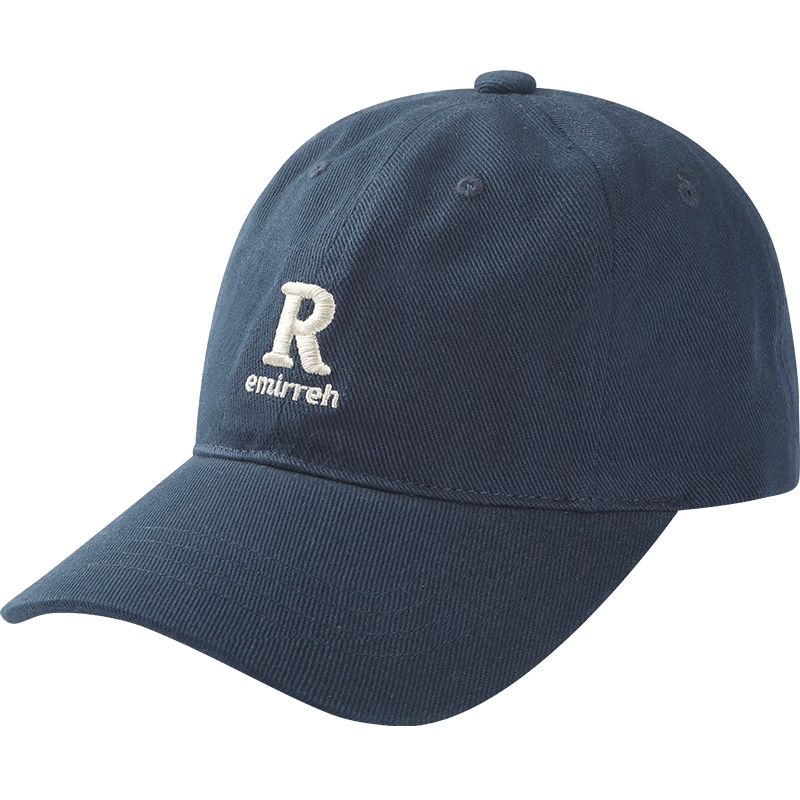 E.mirreh伊米倫兒童鴨舌帽時(shí)尚親子帽子遮陽(yáng)帽顯臉小百搭帽子男寶寶棒球帽 硯青色-R款 52/54CM建議4-8歲