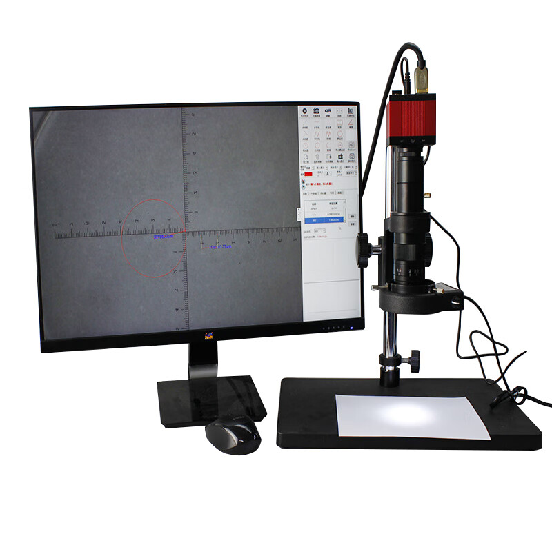 SEEPACK 西派克HDMI高清拍照测量电子显微镜CCD检测仪视频显微镜 B20-A-21.5C 含21.5寸显示器