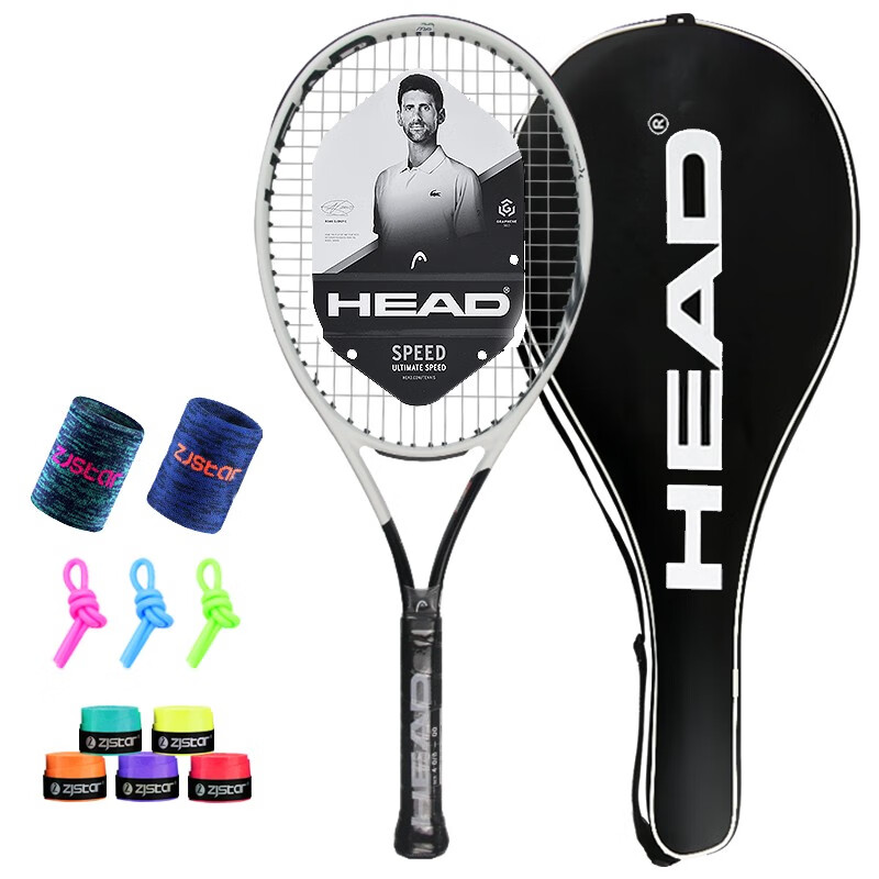 海德HEAD网球拍 德约科维奇L5 SPEED G360+石墨烯碳纤维专业拍 标准MP 送护腕 手胶 避震结 已穿线