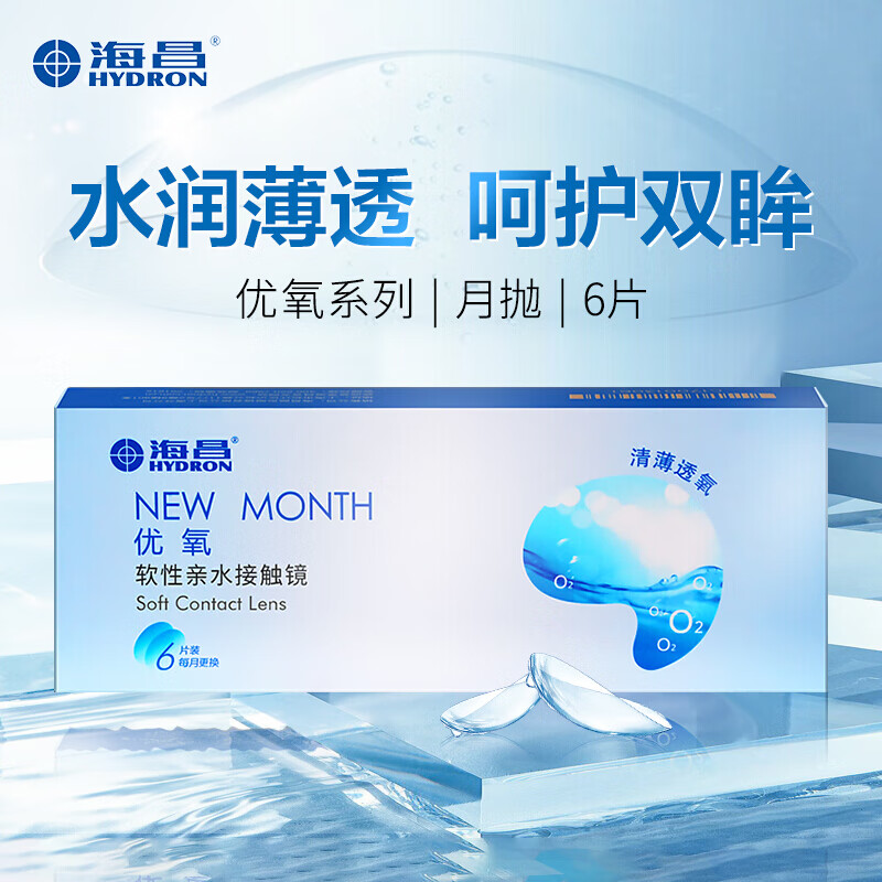 海昌品牌优质透明隐形眼镜价格趋势分析