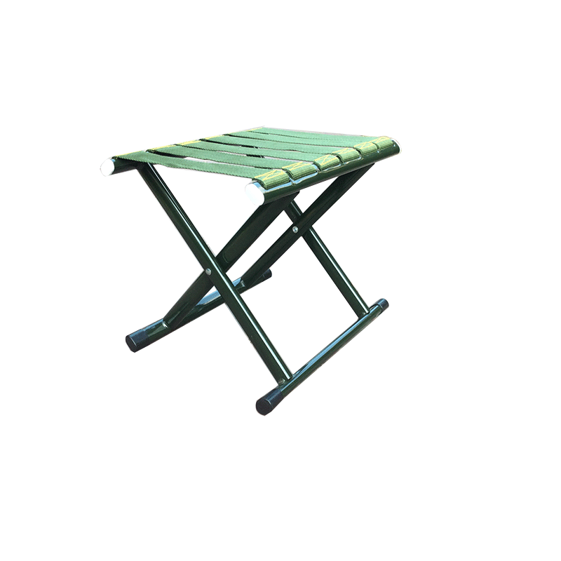 鲸伦 军绿色马扎大号 马扎子凳子户外便携折叠椅子折叠凳子矮凳小凳子 升级小方管马扎