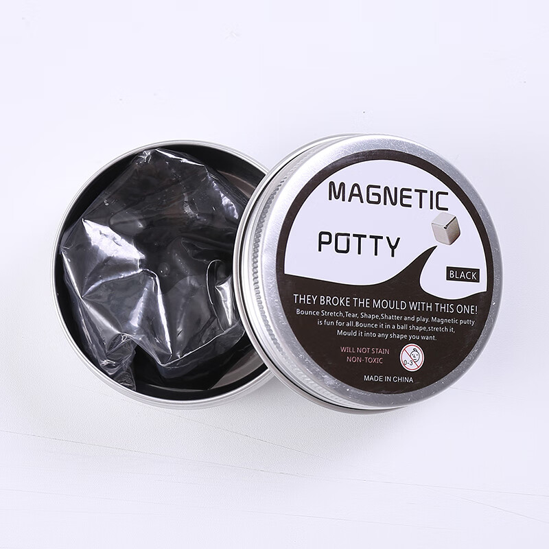 微凡嘉(weifanjia)磁力泥磁流体魔法磁性弹跳橡皮泥吸铁石液态发泄