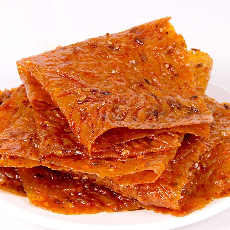 80后怀旧老式大辣片88g*8袋豆皮辣片儿时零食小吃东北麻辣片豆干辣条