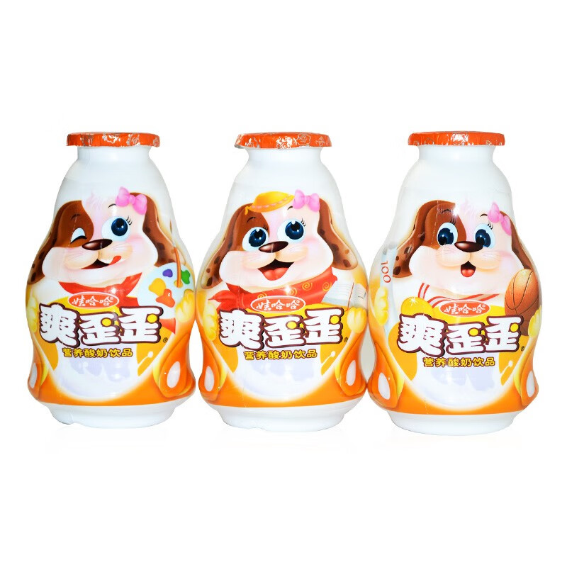 娃哈哈 爽歪歪含乳饮料200g*24瓶整箱装哇哈哈饮品 爽歪歪200g*4瓶