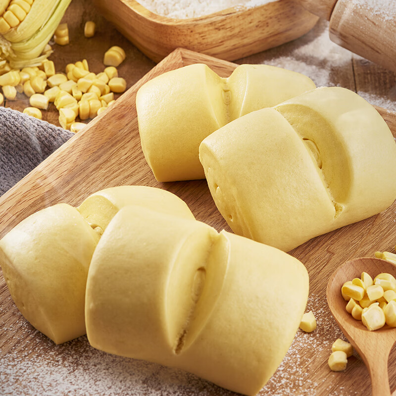 北记鸡蛋玉米馒头 速食早餐学生懒人食品手工粗粮面食速食510g/6个