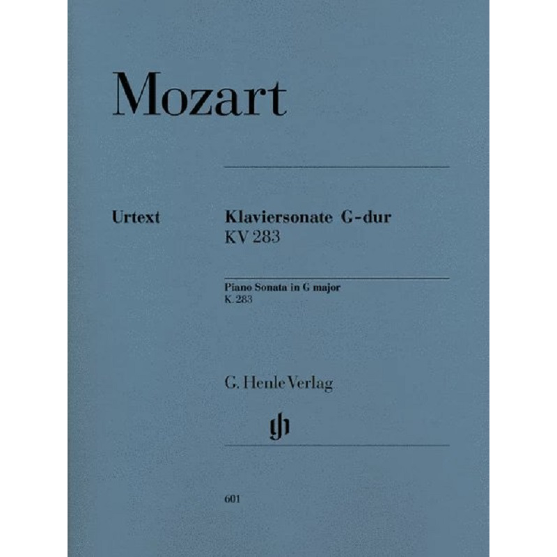 莫扎特 G大调钢琴奏鸣曲K283 带指法 亨乐 Mozart Piano Sonata HN601