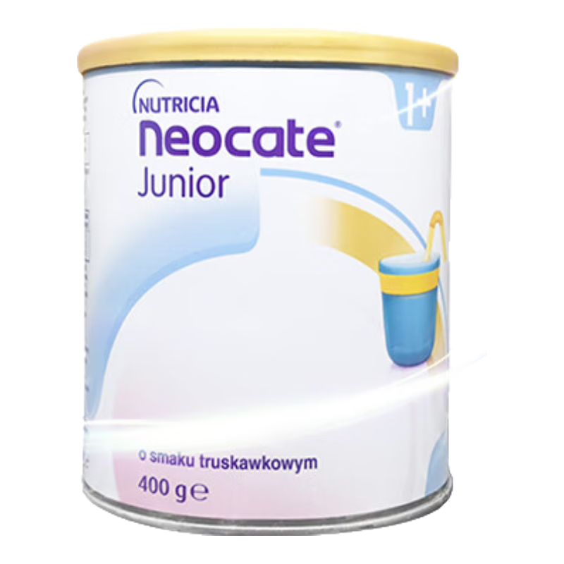 纽康特（Neocate）氨基酸奶粉完全水解腹泻无乳糖防过敏配方牛奶蛋白婴幼儿特配奶粉 【波兰版】1+段草莓味奶粉 400g 6件装