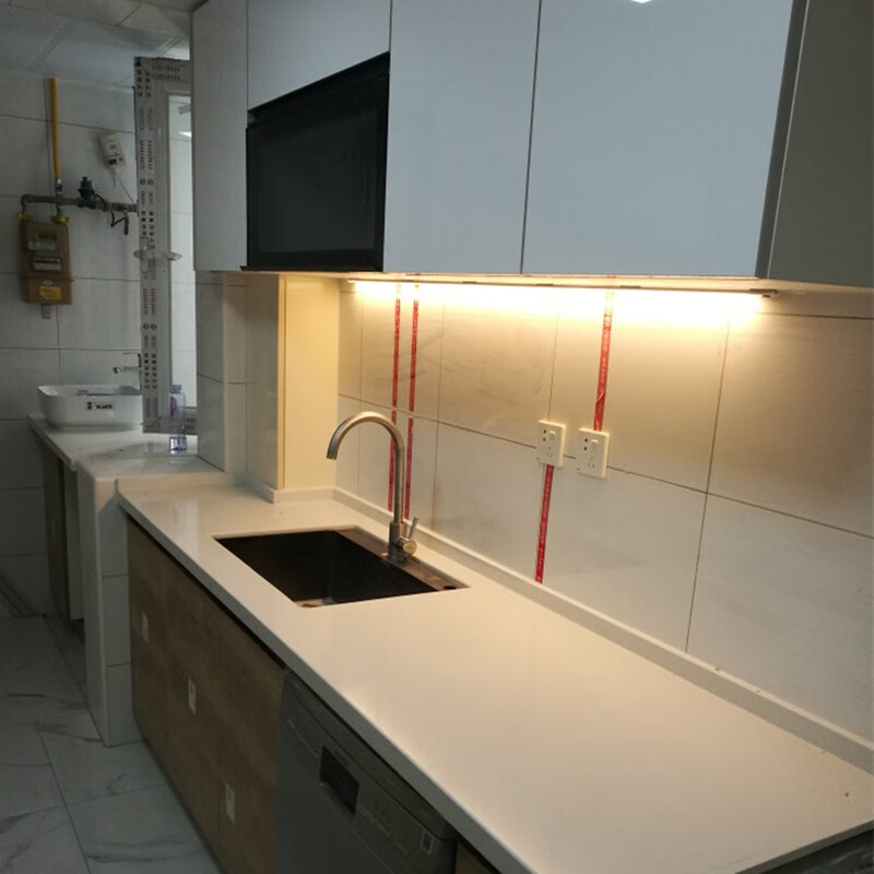 橱柜灯led柜底灯手扫开关感应灯厨房吊柜层板灯鞋衣柜酒柜长灯条 30cm