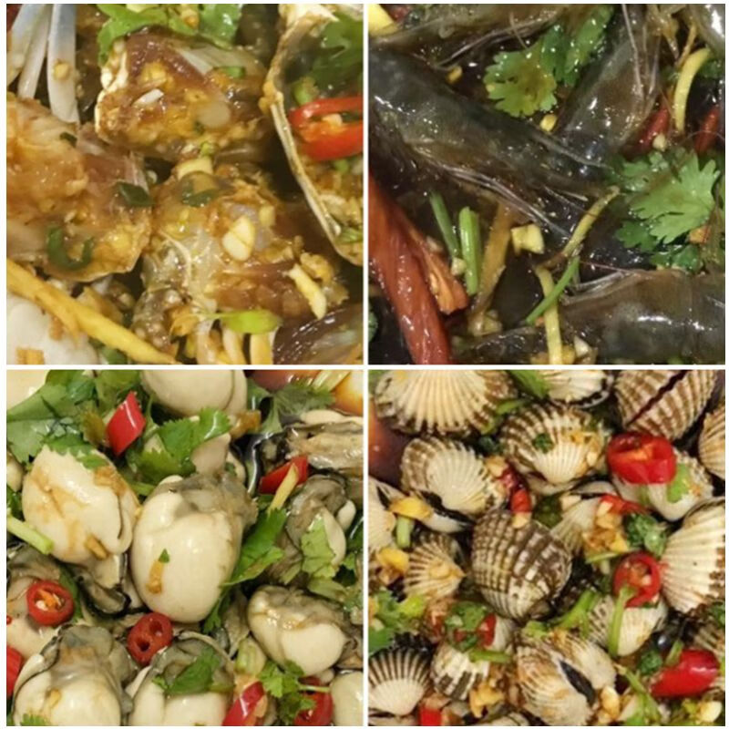 禾澹潮汕生腌海鲜套餐腌制生腌虾生腌螃蟹血蛤生蚝生呛罐装即食特产