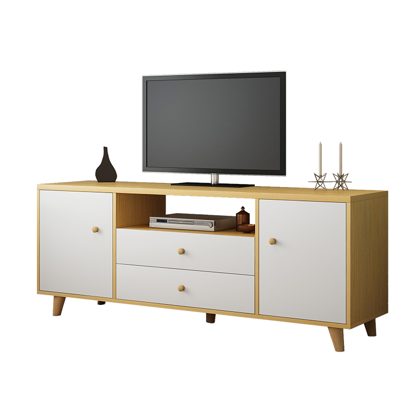 佳家林（JIAJIALIN）电视柜现代简约小户型卧室客厅家用简易电视机台柜子 莫兰迪灰色三抽 140x30x60cm