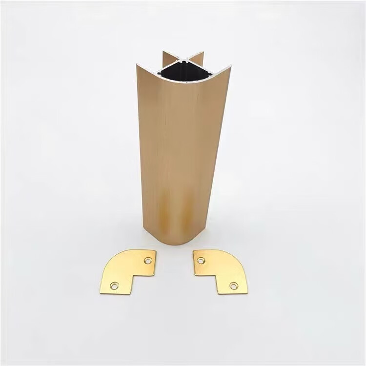 扑哩扑剌圆弧形铝合金阳角条铝合金床包角17板铝包边橱柜茶几展柜电视