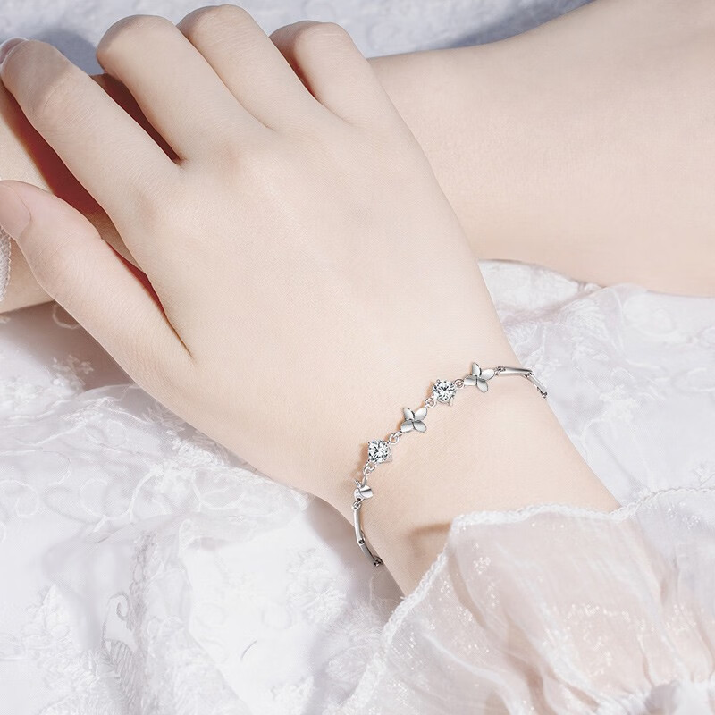 瑞德罗曼四叶草手链女母亲节生日礼物送老婆纪念日520情人节礼物送