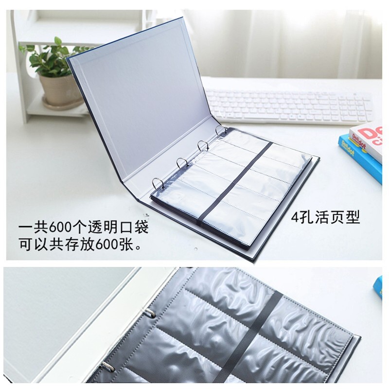 活页样品册文件夹产品册ppvc样品袋内页透明塑料样板册 样品册e款国产