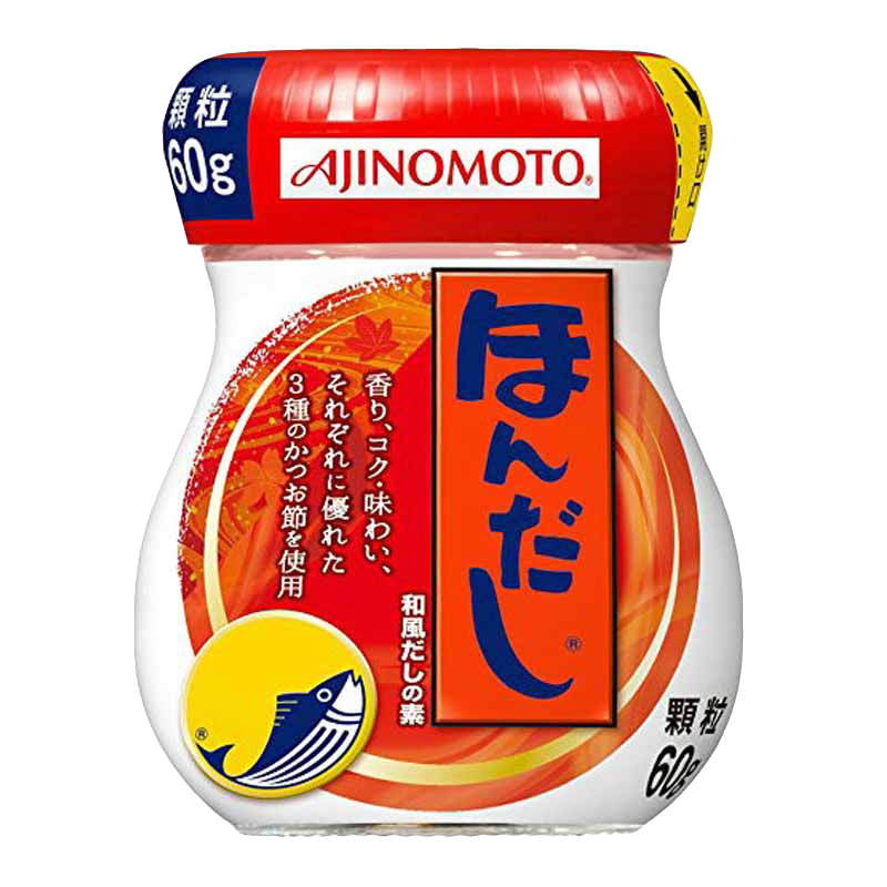 味之素 调味品 日本进口 木鱼素 木鱼精鲣鱼粉海鲜调味料 日式高汤寿喜锅火锅关东煮调料60g