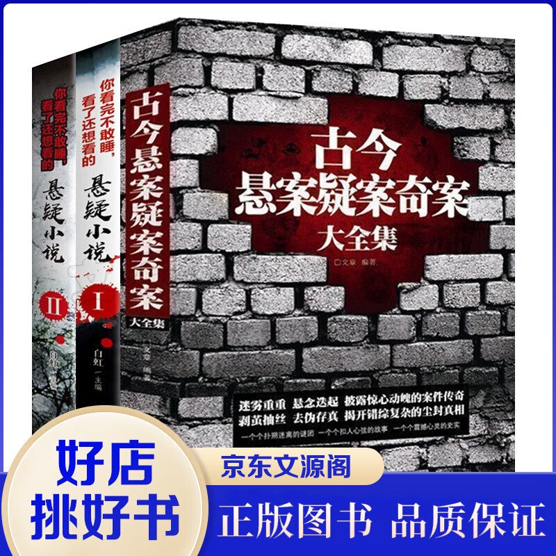 古今悬案疑案奇案大全集+悬疑小说全2册你