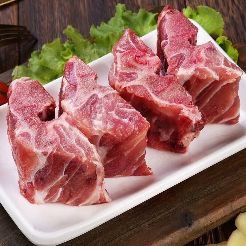 咏华春新鲜猪脊骨 多肉猪骨 鲜冻猪背骨 大菜园煲 2斤
