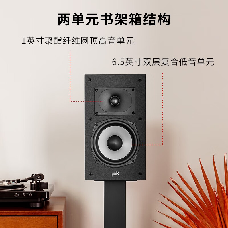 天龙（DENON）普乐之声 XT20书架箱环绕箱HIFI箱无源音箱音响家庭影院客厅影院高保真音箱6.5英寸中音壁挂音箱