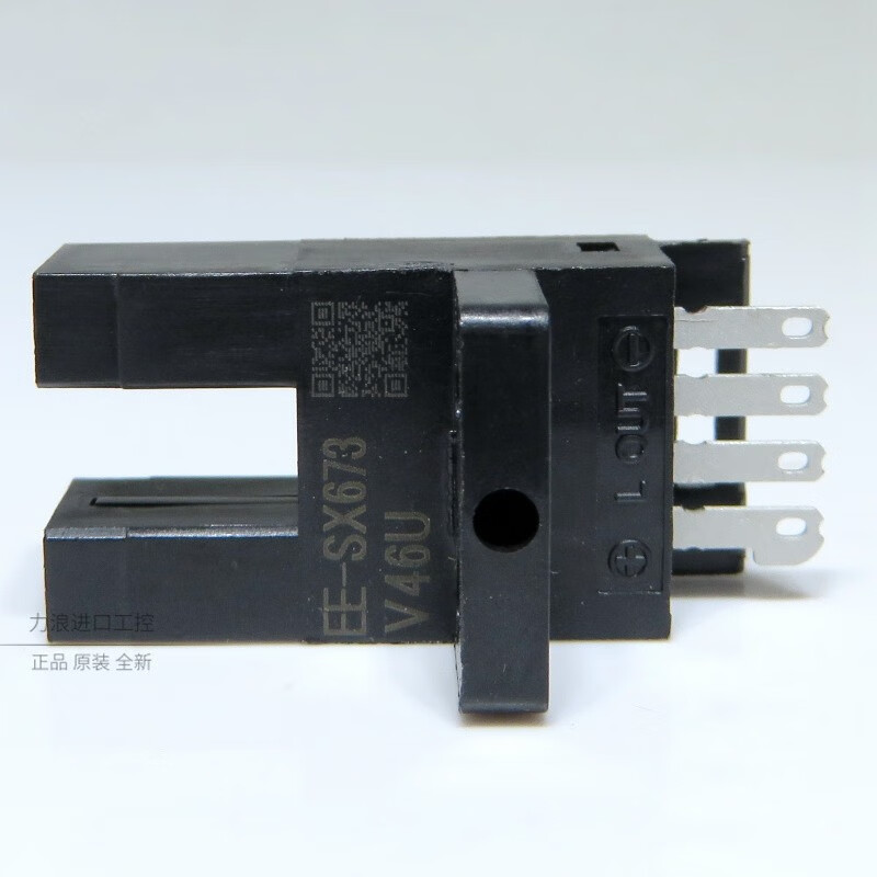 欧姆龙(OMRON)微型光电开关 传感器 EE-SX673 检测5mm NPN 5-24VDC 对射型 EE-SX673