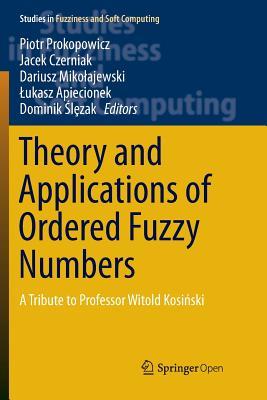 预订Theory and Applications of Ordered Fuzzy Numbers