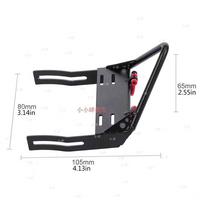 车拖车1/10仿真攀爬车trx4 scx10 90046荒野前杠 毒刺金 scx10三角杠
