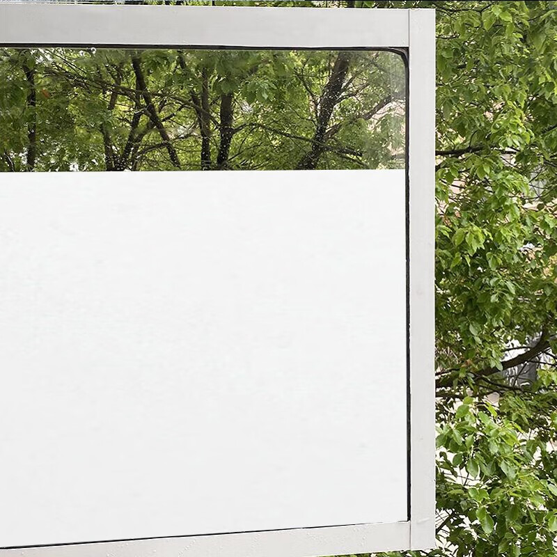 皇昇外面看不到里面透光不透明窗户自粘磨砂贴纸玻璃贴膜厕所防窥膜