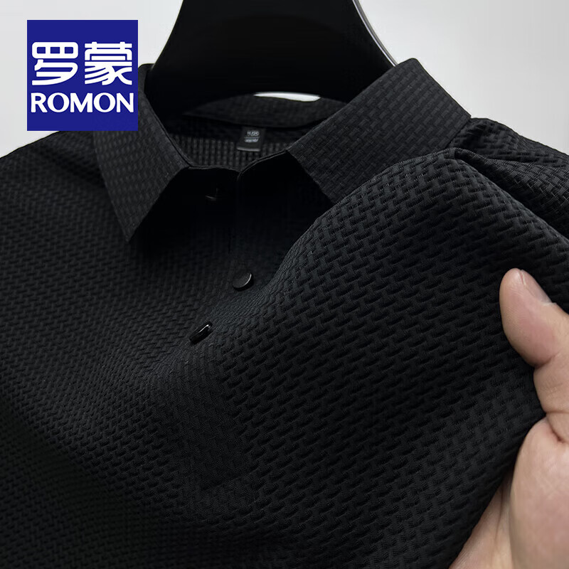 ���ڲ��������ɣ�ROMON���ߵ����۱�˿����t����ʿ�ļ���ɫ���޻���polo�������������·� ������װ����ɫ 3XL /185��