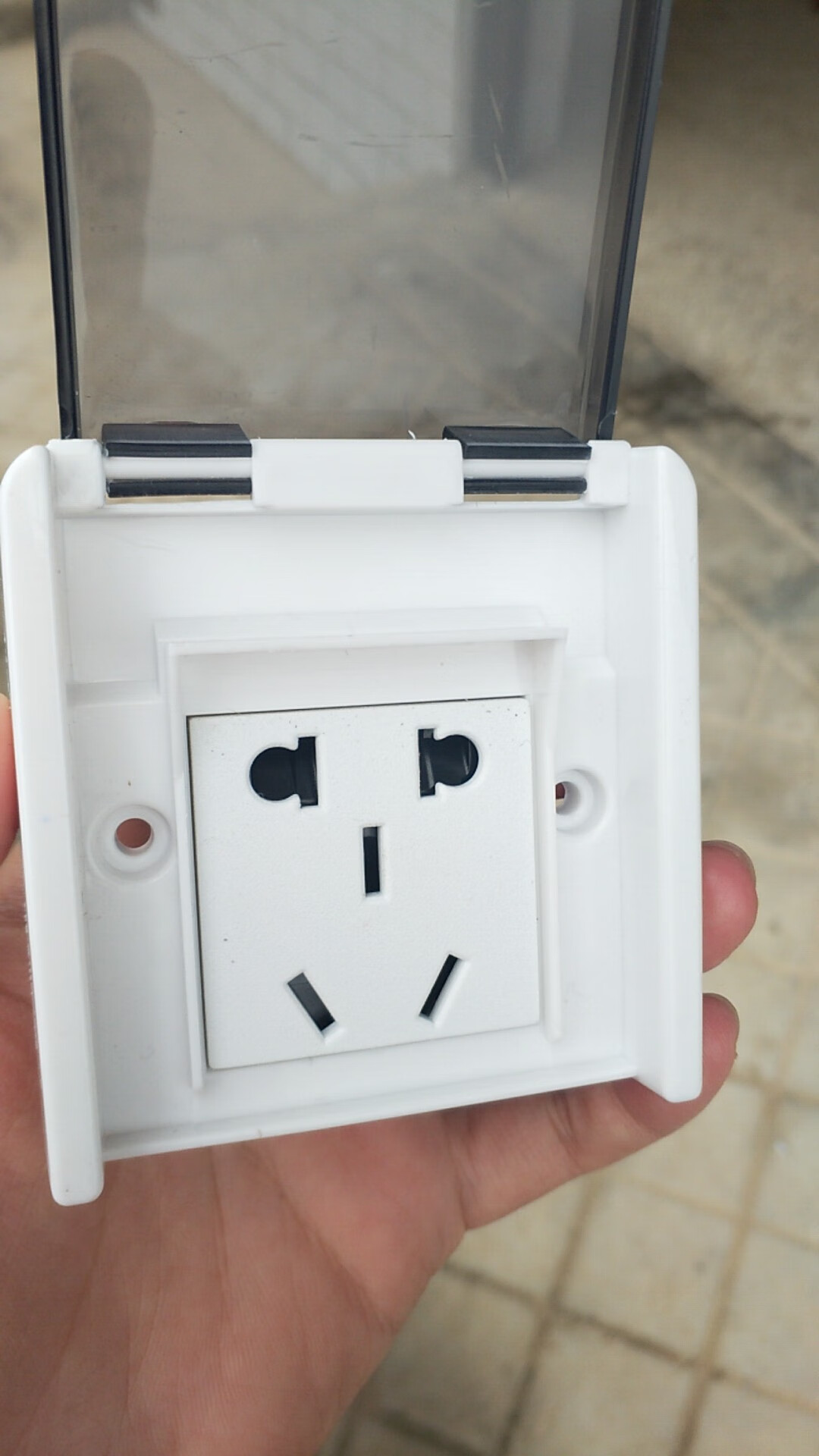 实验室防溅插座10a16a通风柜专用网络插pp铝合金钢制电源盒行线槽 10a