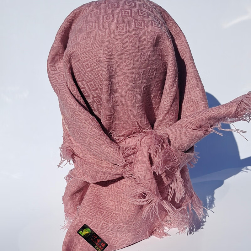 乡村老式怀旧村姑方巾冬季保暖老式四方围巾加厚大方巾农村干活包头巾