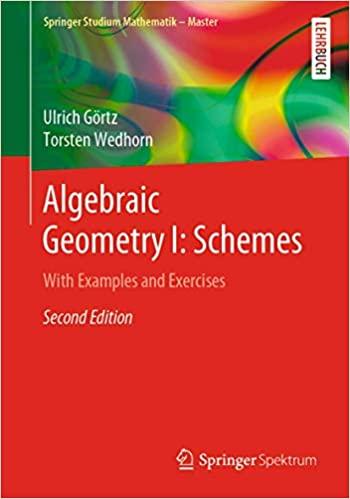 现货Algebraic Geometry I: Schemes: With Examples and