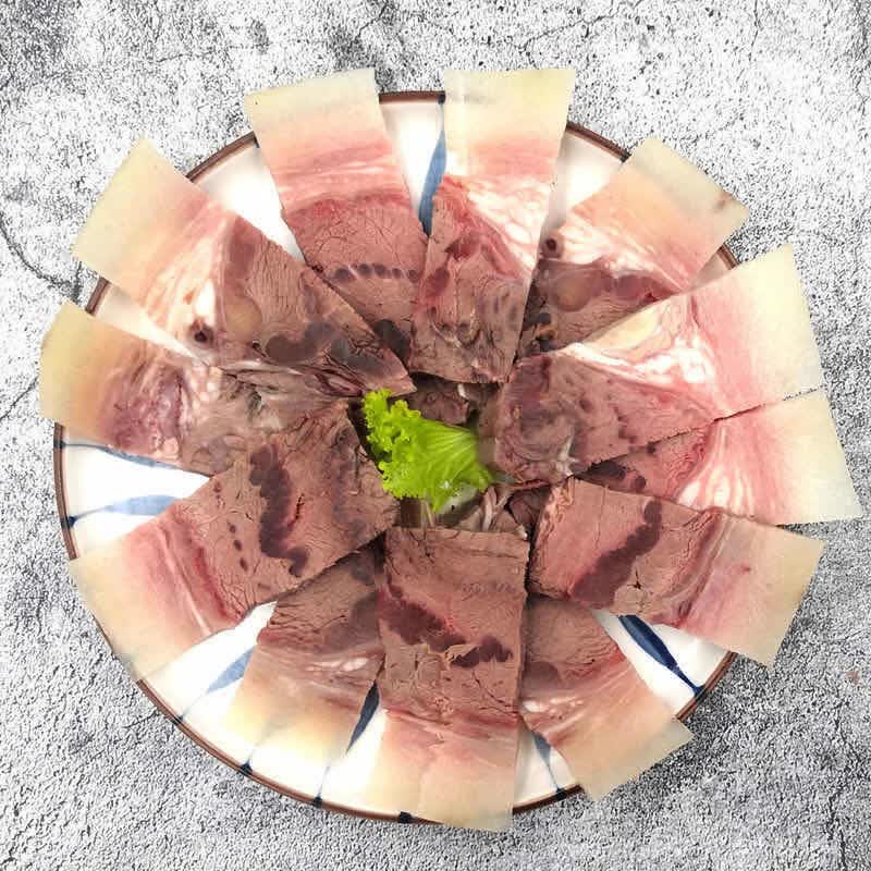熟牛头肉牛脸肉1500g带皮牛肉半熟 黄金蜜 五斤牛嘴