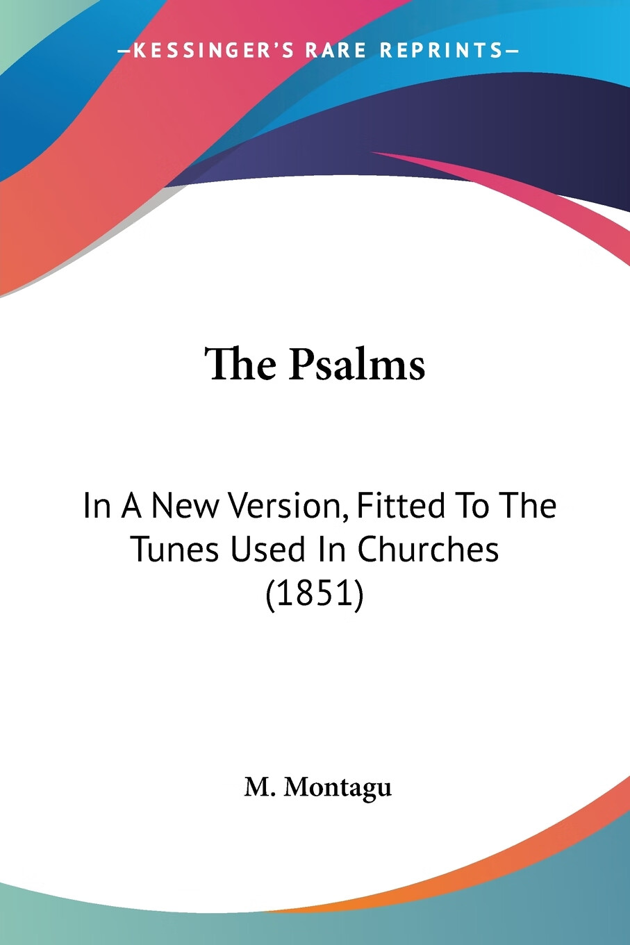 预售 按需印刷 the psalms
